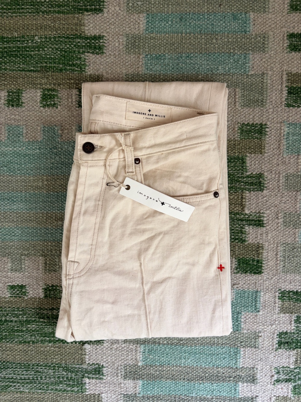 imogene + willie Wyatt Natural Selvege (Size 27)